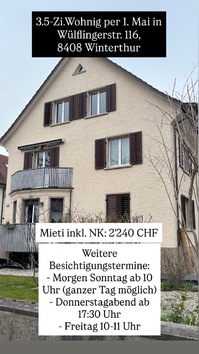 3.5 Zimmer Wohnung in Winterthur