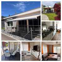 Modernes 2.5-Zimmer Ferienchalet / Mobilehome im Freizeitpark Ricken SG zu verkaufen  Schöne Lage mit viel Privatsphäre – gepflegt, modern und neuwertig  Zum Verkauf steht ein wunderschönes, ca. 5 Jahre altes 2.5-Zimmer Ferienchalet im beliebten Freizeitpark Ricken SG.  Das Chalet befindet sich in einer schönen Lage mit einem kleinen Strässchen auf der Vorderseite und offenem Land nach hinten, wodurch es eine angenehme Ruhe und viel Privatsphäre bietet.  Details:   - Wohnfläche 55 m² * 2.5 Zimmer * sehr gepflegter, moderner Zustand * helle Wohnräume * Küche mit Gas-Kochfeld * Waschmaschine und Tumbler vorhanden * gemütliches Cheminée mit Speckstein * elektrische Heizung * schöner Aussenbereich mit Sitzplatz * Grundstück im Pachtverhältnis  Das Chalet eignet sich ideal als Ferienwohnung, Rückzugsort oder für erholsame Aufenthalte in der Natur.  Bezug nach Absprache möglich.  Besichtigung nach Vereinbarung möglich.